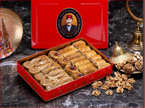 Walnut Baklava Assortment (L Metal Box)